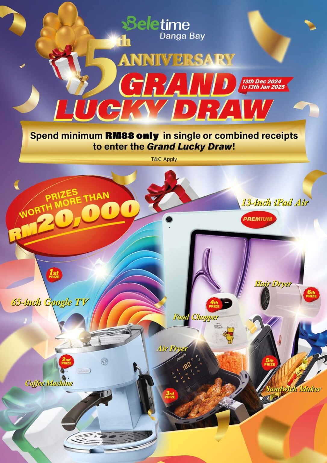 Beletime: 5th Anniversary Grand Lucky Draw